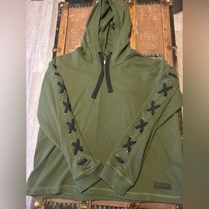 DKNY Sport forest green/black hoodie size L